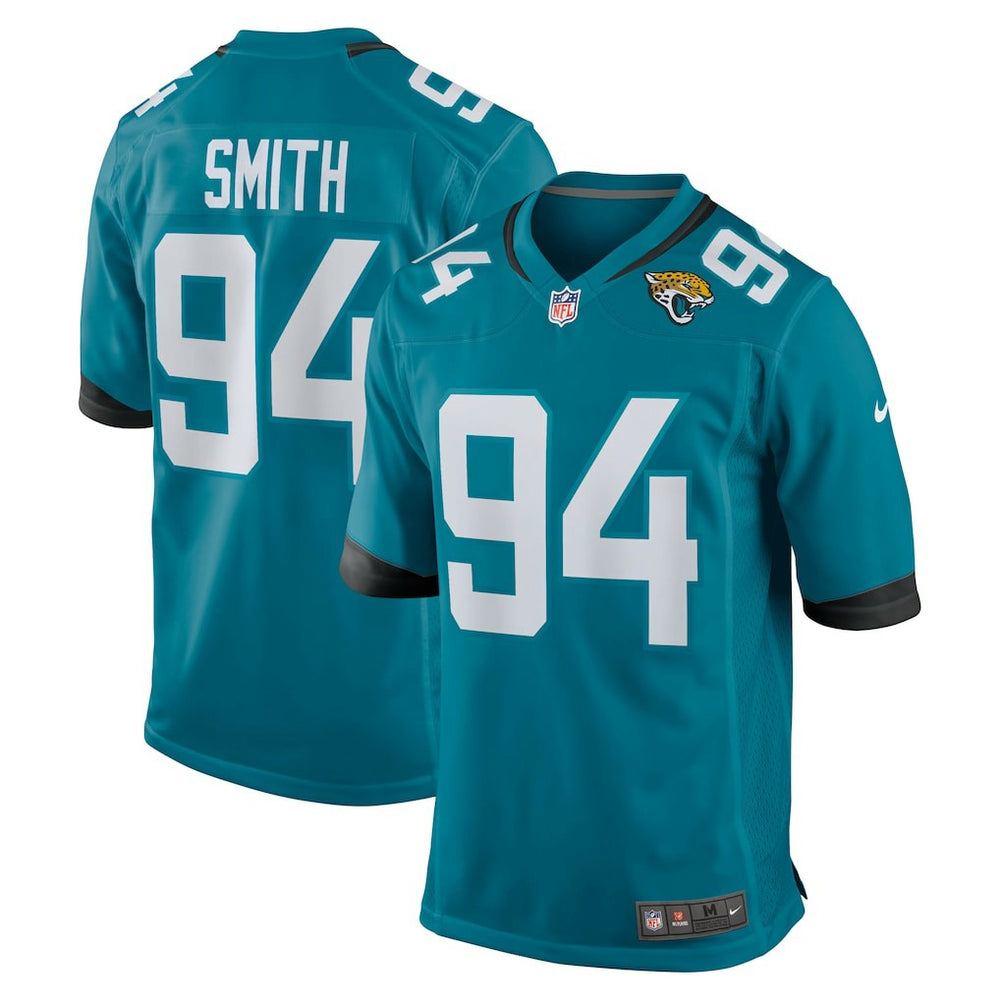Maason Smith Jacksonville Jaguars Team Game Jersey - Teal - Nike