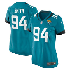 Maason Smith Jacksonville Jaguars Women's Game Jersey - Teal - Nike