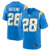 Hassan Haskins Los Angeles Chargers Team Game Jersey - Powder Blue - Nike
