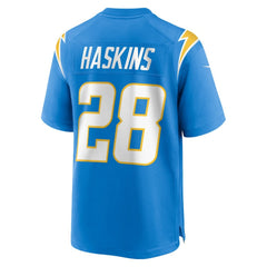 Hassan Haskins Los Angeles Chargers Team Game Jersey - Powder Blue - Nike