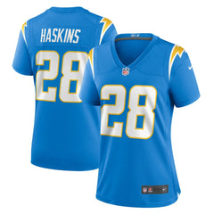 Hassan Haskins Los Angeles Chargers Women's Game Jersey - Powder Blue - Nike