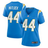 Scott Matlock Los Angeles Chargers Women's Game Jersey - Powder Blue - Nike