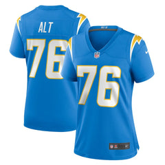Joe Alt Los Angeles Chargers Women's Game Jersey - Powder Blue - Nike