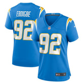 Justin Eboigbe Los Angeles Chargers Women's Game Jersey - Powder Blue - Nike