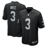 Zamir White Las Vegas Raiders Team Game Jersey - Black - Nike