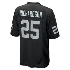 Decamerion Richardson Las Vegas Raiders Team Game Jersey - Black - Nike