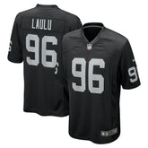 Jonah Laulu Las Vegas Raiders Team Game Jersey - Black - Nike