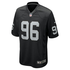 Jonah Laulu Las Vegas Raiders Team Game Jersey - Black - Nike