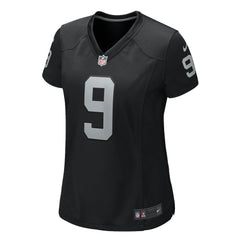 Tyree Wilson Las Vegas Raiders Women's Game Jersey - Black - Nike