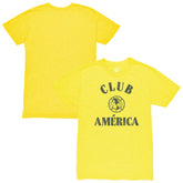 Club America 1863FC Team Arch Vintage Tri-Blend T-Shirt Yellow