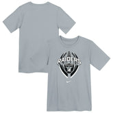 Las Vegas Raiders Preschool Icon Legend Dri-FIT T-Shirt - Gray - Nike