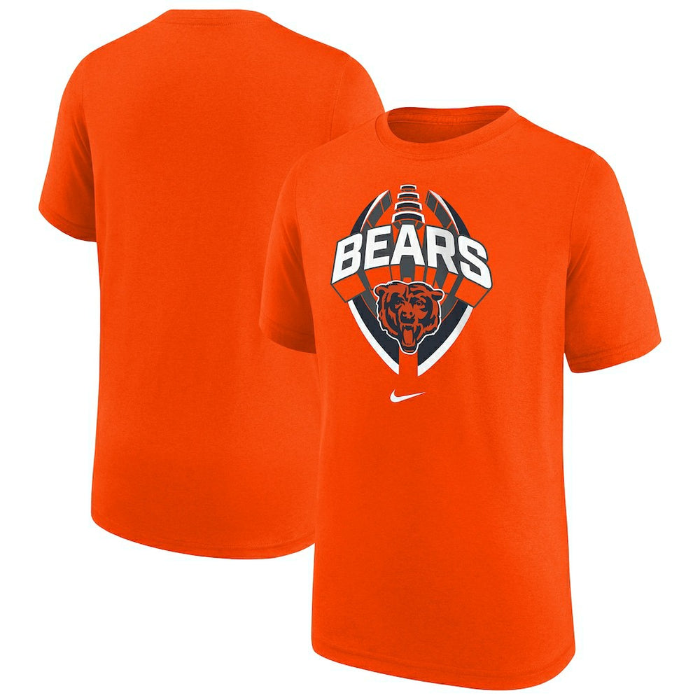 Chicago Bears Youth Icon Legend T-Shirt - Orange - Nike