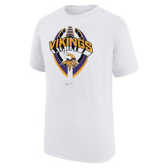 Minnesota Vikings Youth Icon Legend T-Shirt - White - Nike