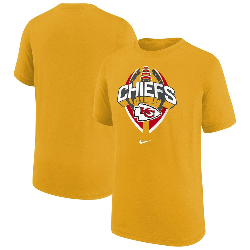 Kansas City Chiefs Youth Icon Legend T-Shirt - Gold - Nike