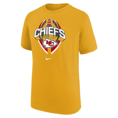 Kansas City Chiefs Youth Icon Legend T-Shirt - Gold - Nike