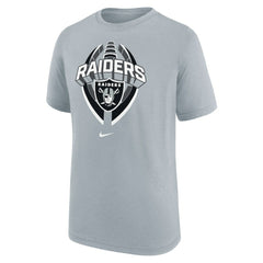 Las Vegas Raiders Youth Icon Legend T-Shirt - Gray - Nike