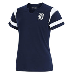 Detroit Tigers Antigua Women's Encounter Notch Neck Top Outlet