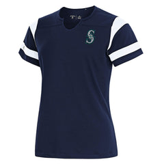 Seattle Mariners Antigua Women's Encounter Notch Neck Top Online
