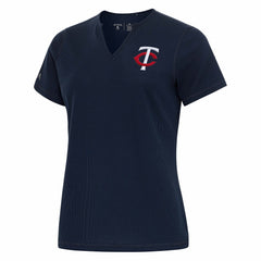 Minnesota Twins Antigua Women's Notch Neck T-Shirt Sale