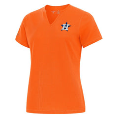 Houston Astros Antigua Women's Notch Neck T-Shirt Outlet