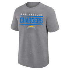 Los Angeles Chargers Big & Tall Top Notch T-Shirt - Heather Gray - Fanatics