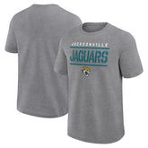 Jacksonville Jaguars Big & Tall Top Notch T-Shirt - Heather Gray - Fanatics