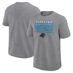 Carolina Panthers Big & Tall Top Notch T-Shirt - Heather Gray - Fanatics