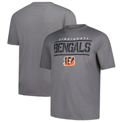Cincinnati Bengals Big & Tall Top Notch T-Shirt - Heather Gray - Fanatics