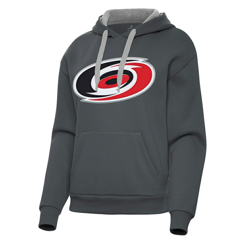 Carolina Hurricanes Antigua Women's Victory Pullover Hoodie - Charcoal | NHL sale
