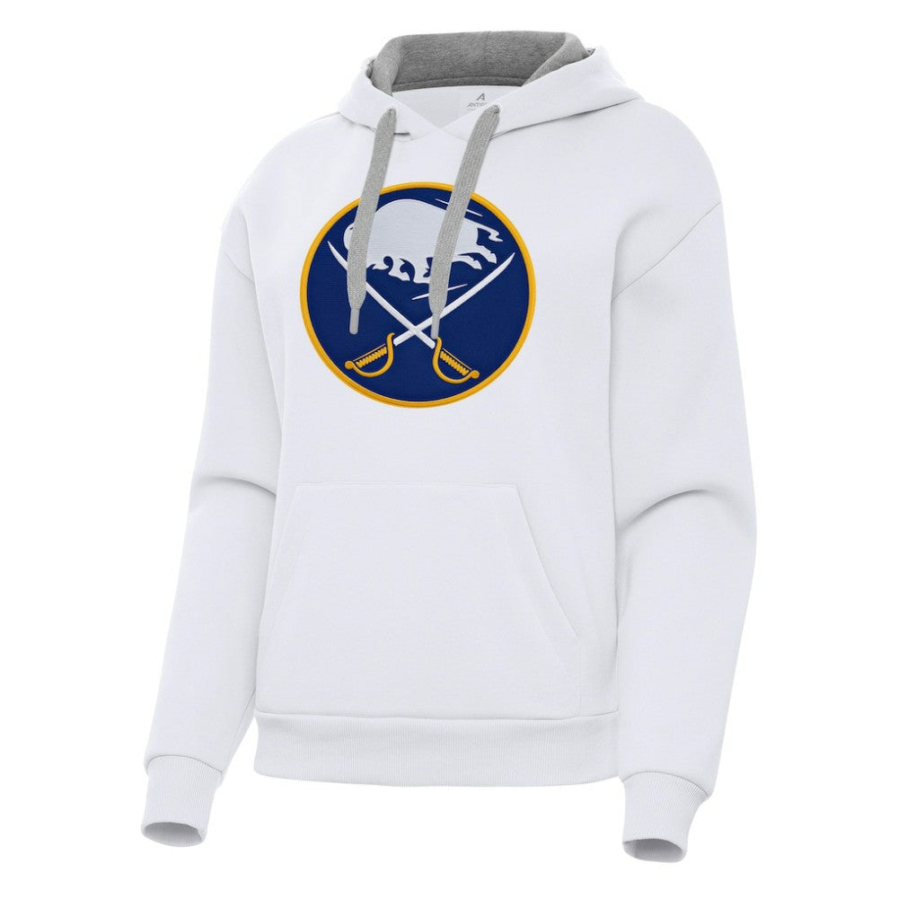 Buffalo Sabres Antigua Women's Victory Pullover Hoodie - White | NHL near me