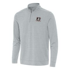 Anaheim Ducks Antigua Bright Quarter-Zip Top - Heather Gray | NHL online