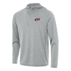 Carolina Hurricanes Antigua Tidy Quarter-Zip Hoodie - Heather Gray | NHL online