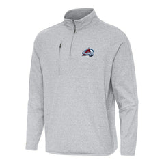 Colorado Avalanche Antigua Certain Quarter-Zip Tri-Blend Sweatshirt - Heather Gray | NHL sale