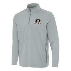 Anaheim Ducks Antigua Perilous Quarter-Zip Sweatshirt - Gray | NHL Clearance