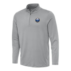 Buffalo Sabres Antigua Reprocess Quarter-Zip Top - Gray | NHL on sale
