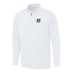 Anaheim Ducks Antigua Reprocess Quarter-Zip Top - White | NHL on sale