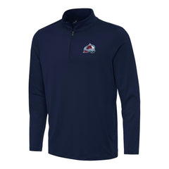 Colorado Avalanche Antigua Reprocess Quarter-Zip Top - Navy | NHL sale