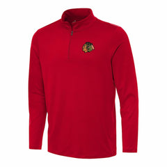 Chicago Blackhawks Antigua Reprocess Quarter-Zip Top - Red | NHL sale