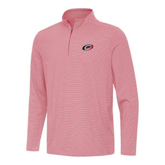 Carolina Hurricanes Antigua Twine Quarter-Zip Top - Red | NHL Clearance