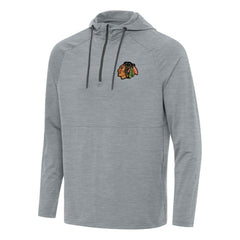 Chicago Blackhawks Antigua Spikes Quarter-Zip Hoodie - Heather Gray | NHL online