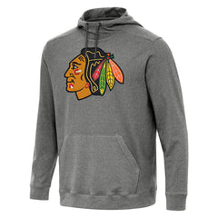 Chicago Blackhawks Antigua Cloud Pullover Hoodie - Heather Black | NHL sale