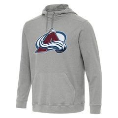 Colorado Avalanche Antigua Cloud Pullover Hoodie - Heather Gray | NHL Clearance