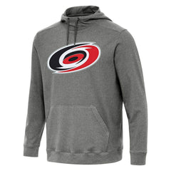 Carolina Hurricanes Antigua Cloud Pullover Hoodie - Heather Black | NHL Lifestyle