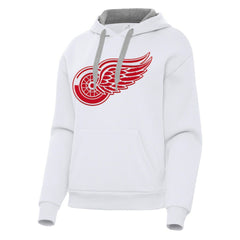 Detroit Red Wings Antigua Women's Victory Pullover Hoodie - White | NHL on sale