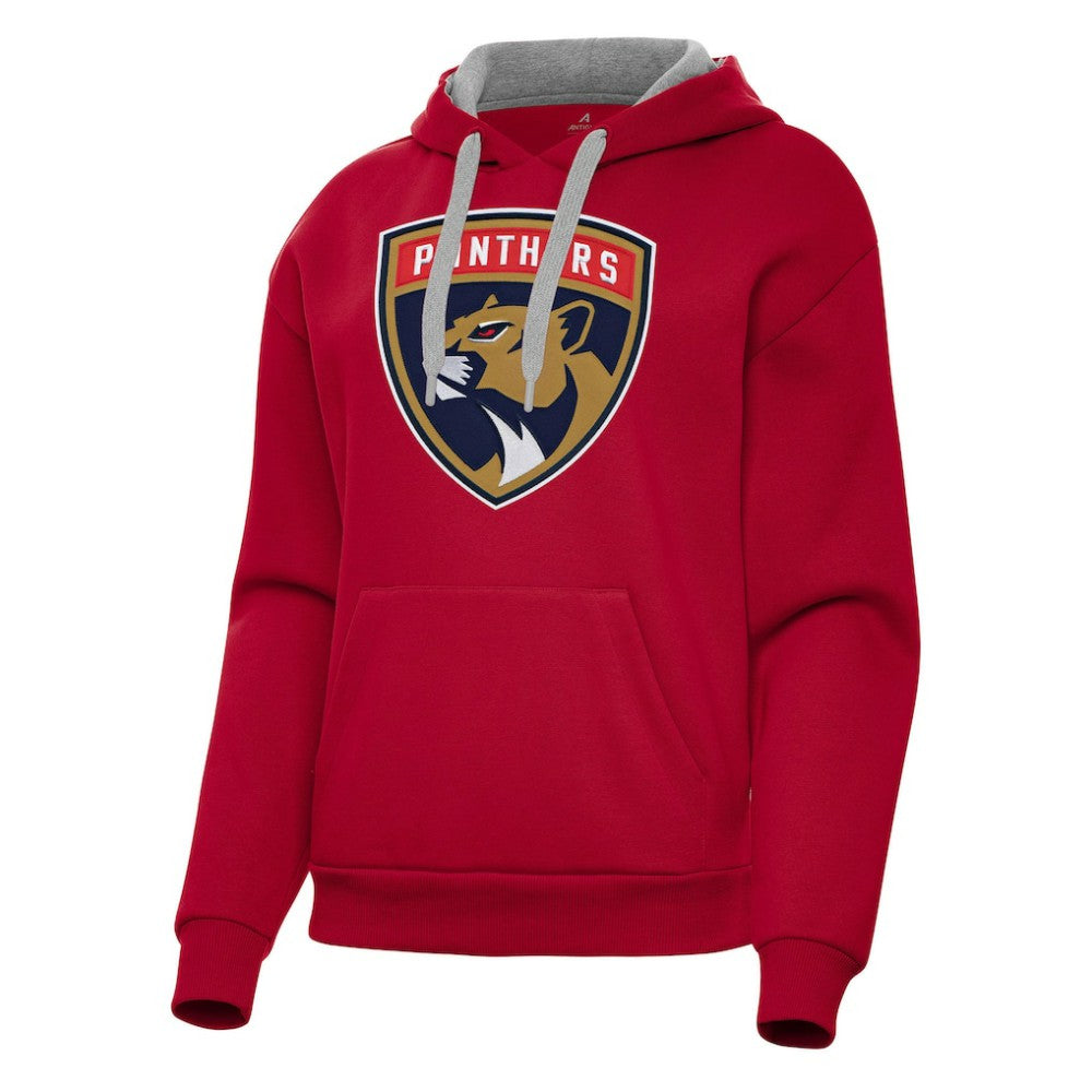 Florida Panthers Antigua Women's Victory Pullover Hoodie - Red | NHL Lifestyle