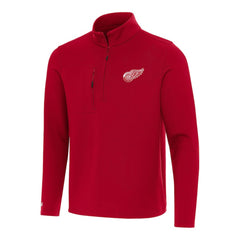 Detroit Red Wings Antigua Insider Quarter-Zip Top - Red | NHL Clearance