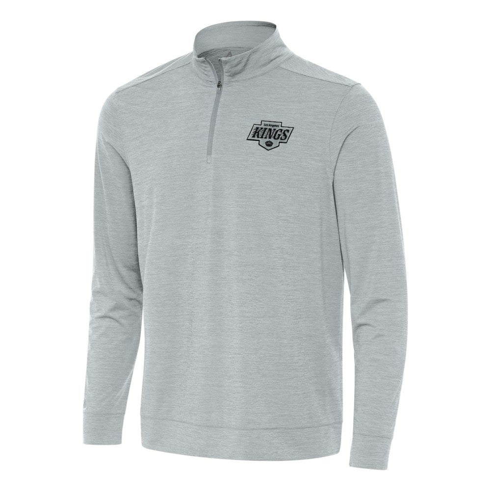 Los Angeles Kings Antigua Bright Quarter-Zip Top - Heather Gray | NHL discount