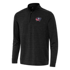 Columbus Blue Jackets Antigua Bright Quarter-Zip Top - Heather Black | NHL sale