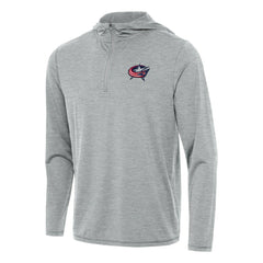 Columbus Blue Jackets Antigua Tidy Quarter-Zip Hoodie - Heather Gray | NHL sale