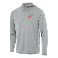 Detroit Red Wings Antigua Tidy Quarter-Zip Hoodie - Heather Gray | NHL sale